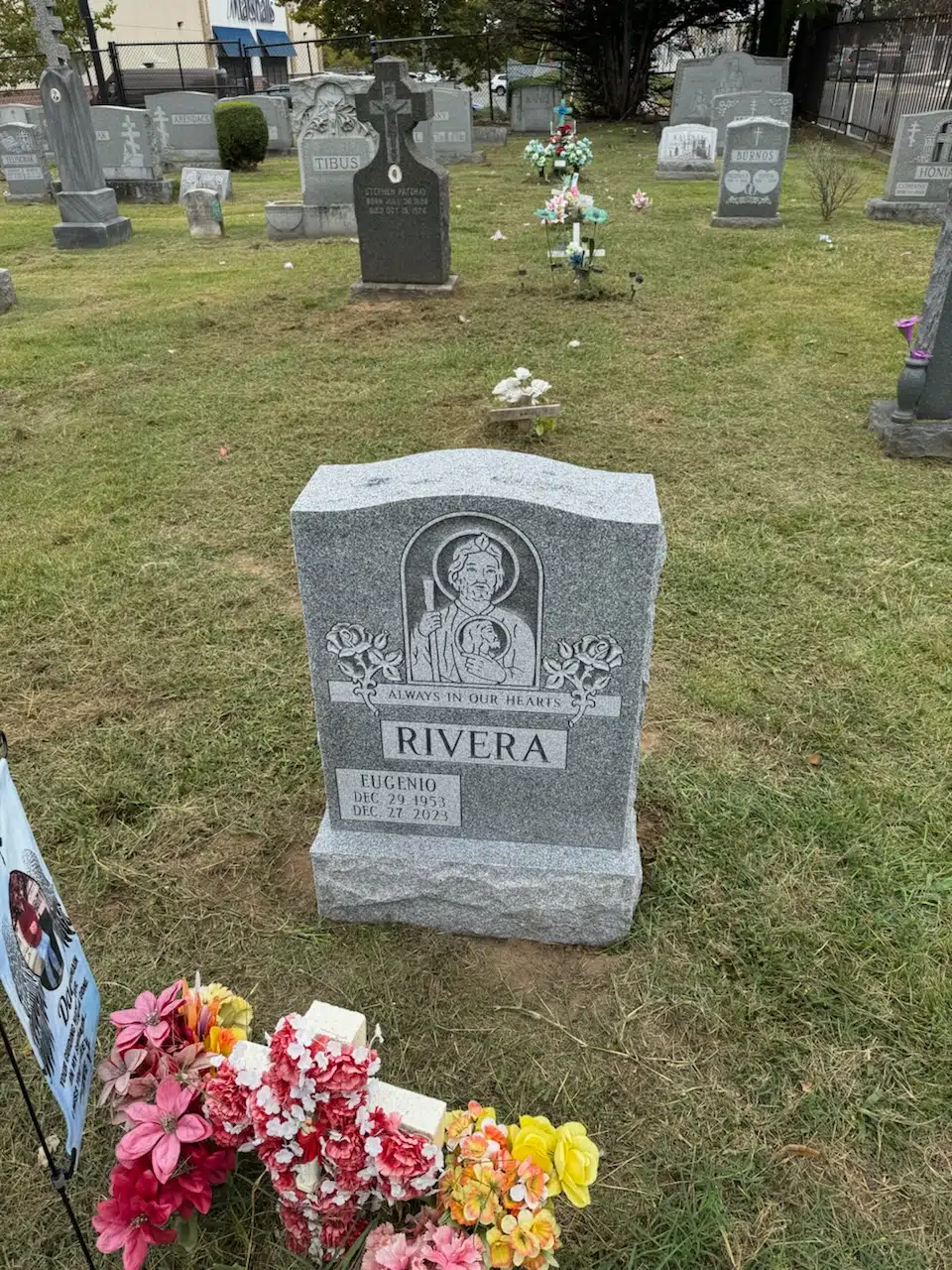 Granite Companion / Double Headstone hand-carved by Companion Memorials in NJ — image 4