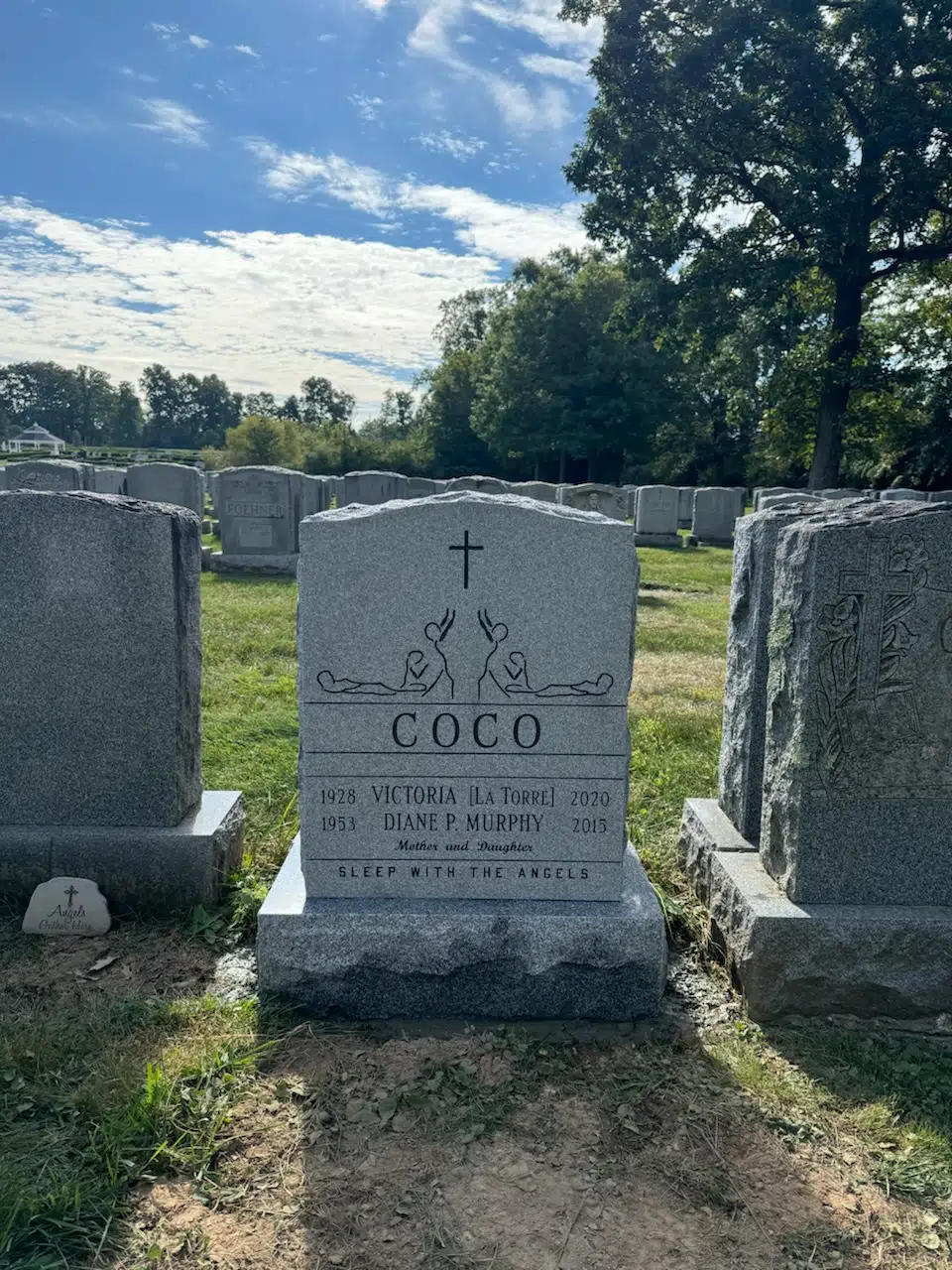 Granite Companion / Double Headstone hand-carved by Companion Memorials in NJ — image 6
