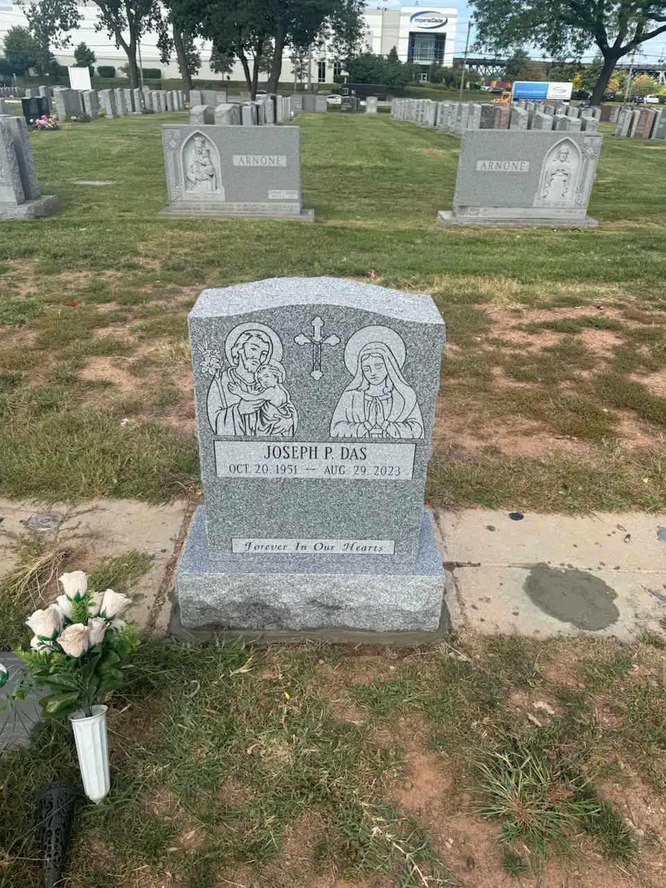 Granite Companion / Double Headstone hand-carved by Companion Memorials in NJ — image 7